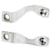 Prime-Line Diecast, Chrome Plated Sliding Door Handle Brackets 1 Pair E 2102 - alternate 1